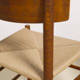 Set of 6 Oak dining chairs 'j39' by Borge Mogensen, 1960s