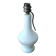 Pied de lampe opaline
