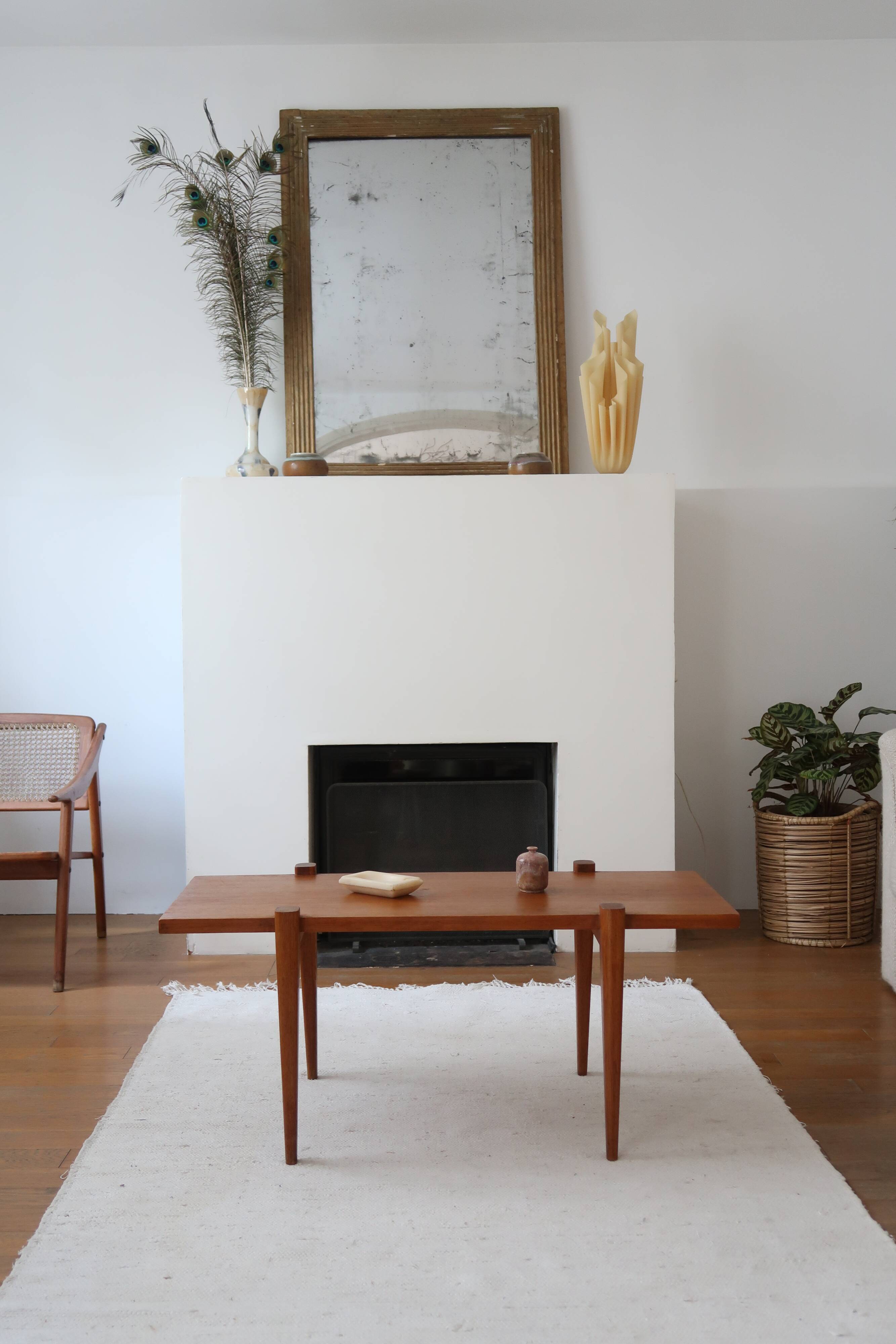 Table basse scandinave 70s