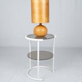 Lacquered side table with two shelves, France, 1970s