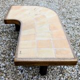 Vintage Vallauris Herbier Design Coffee Table Signed Barrois