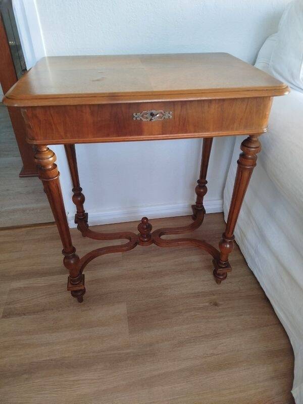 Old hairdresser's work table