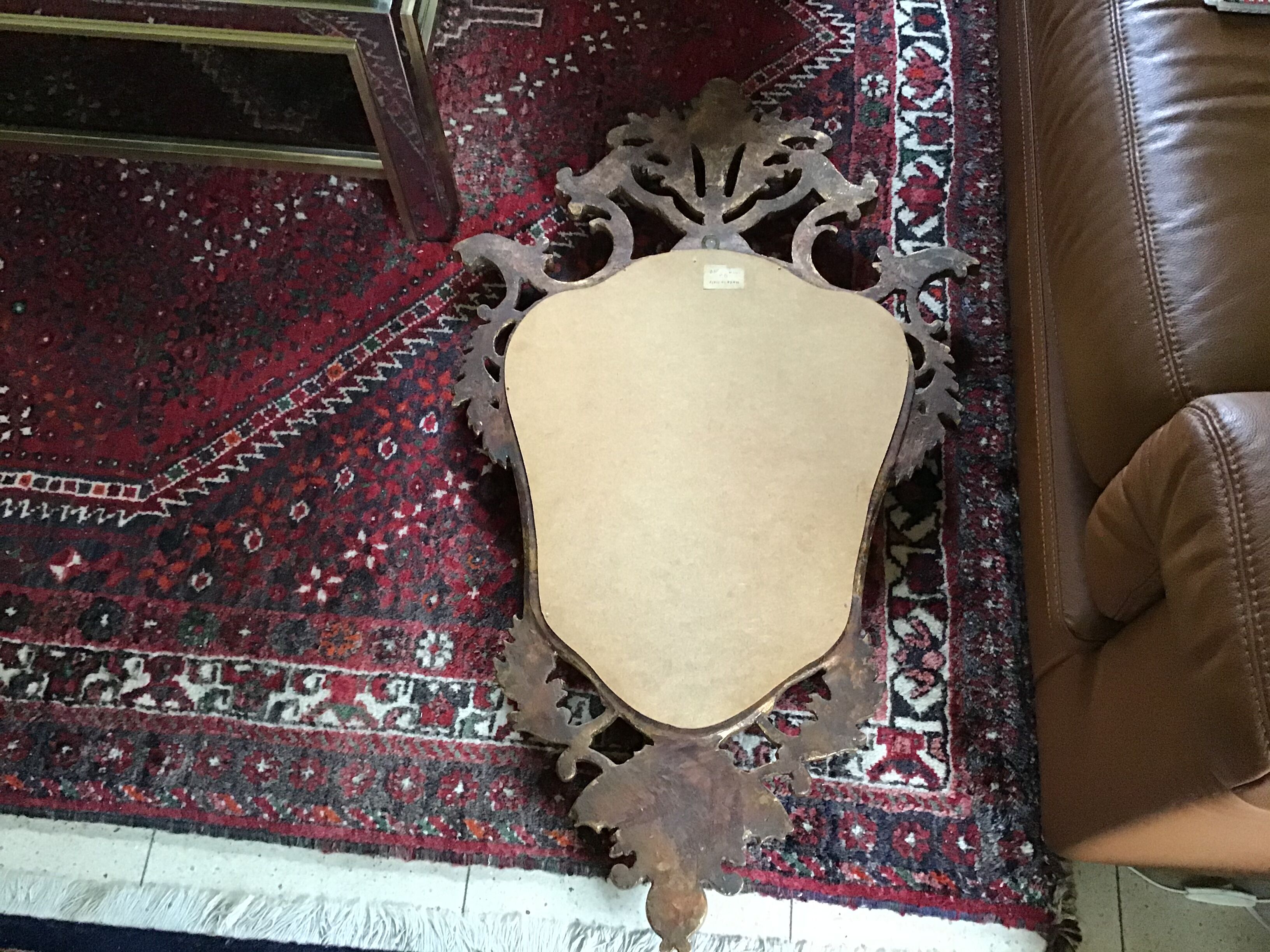 Italian mirror cornucopia