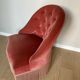 Velvet toad armchair