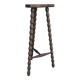 Turned wooden tripod stool
