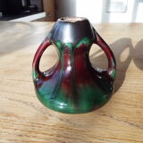 Bougeoir vase en grès flammé