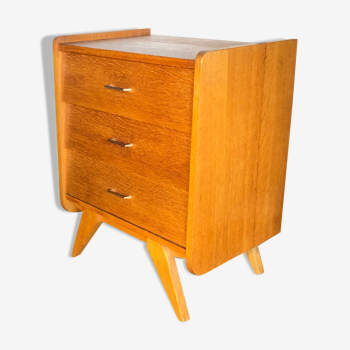 Commode pieds compas 1950. Chêne clair