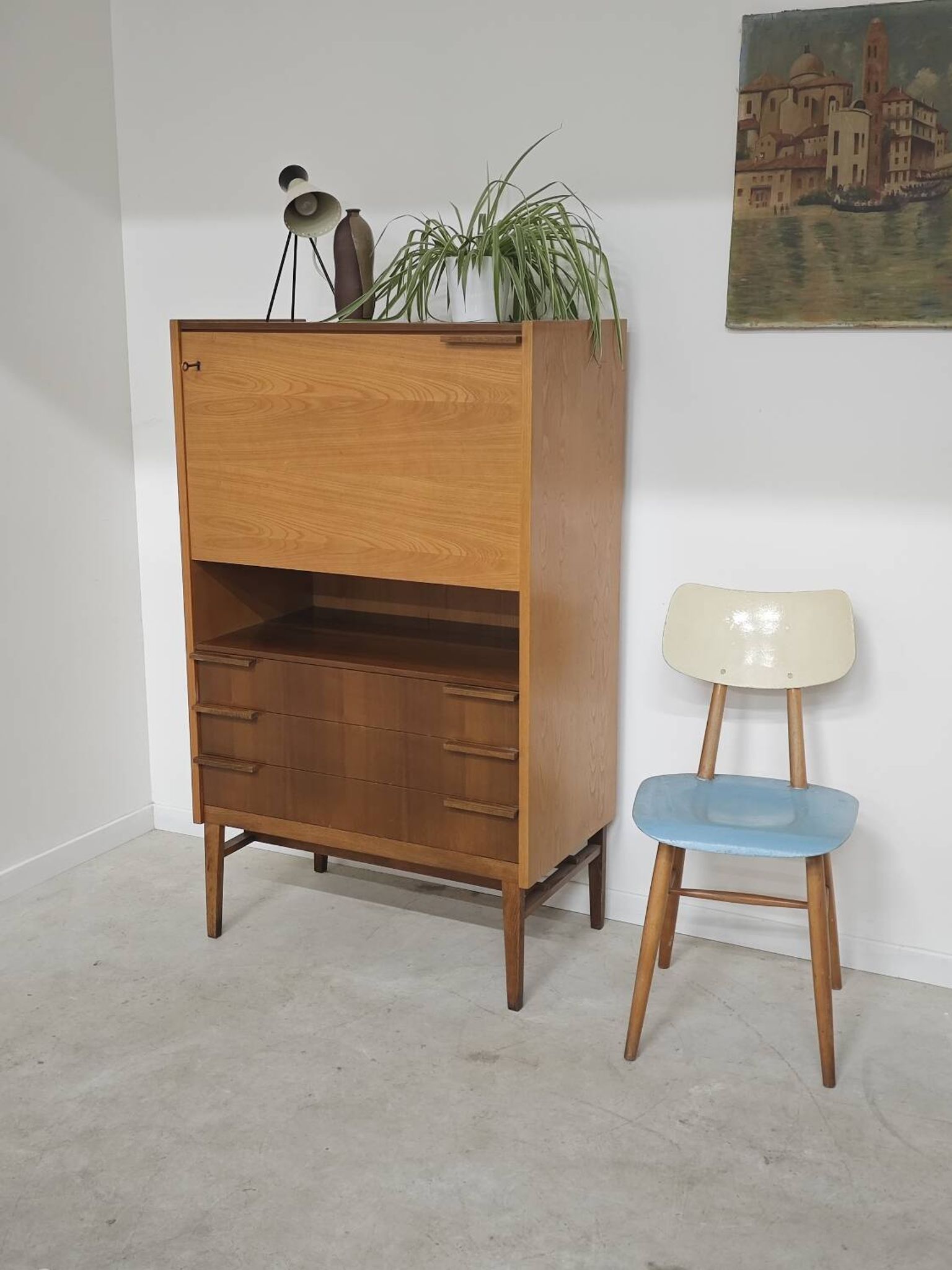 Secretary / Two-tone desk Frantisek Mezulanik for Up Zavody 1960