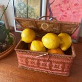 Vintage wickerwork box