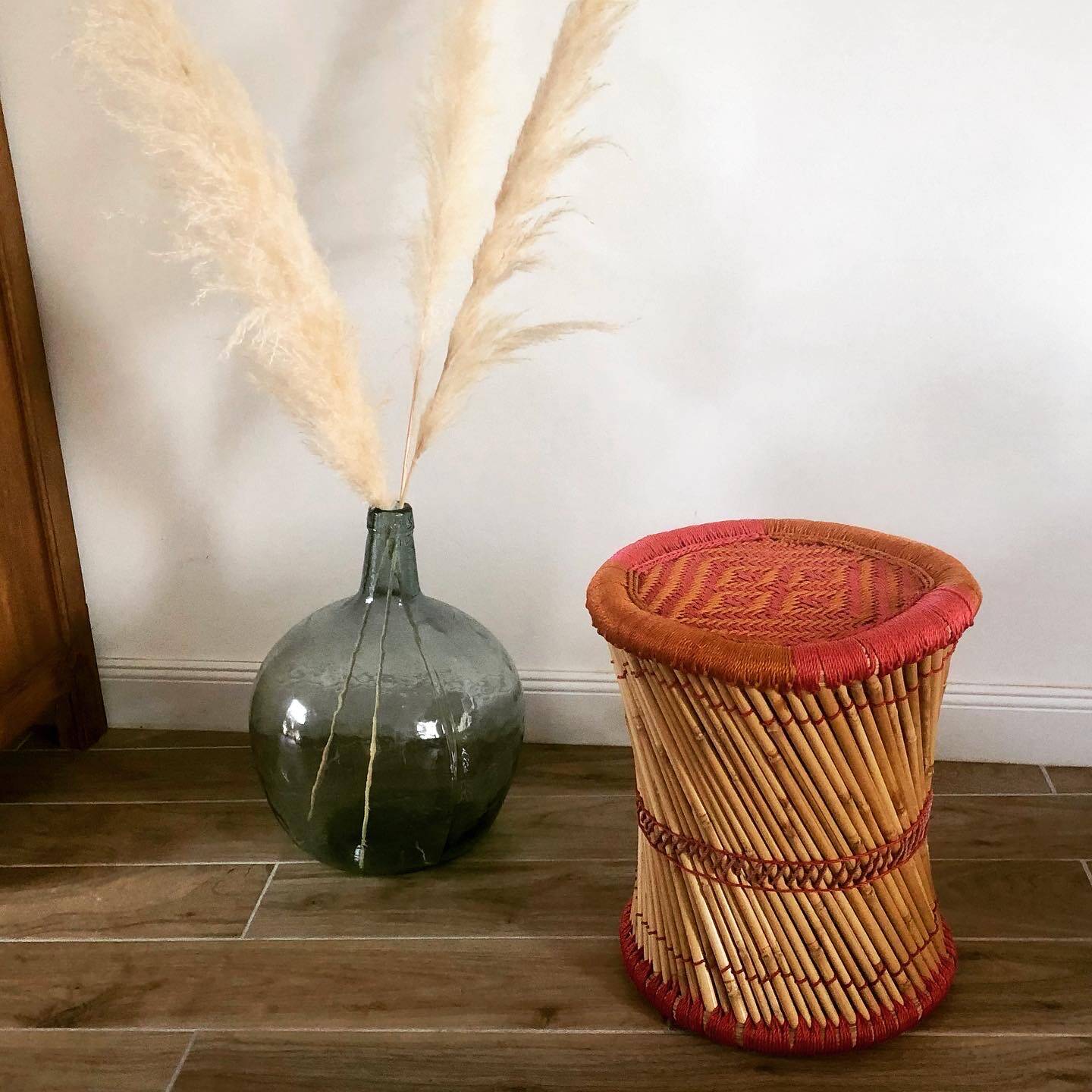 Rattan stool