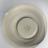 Mary Lou Digoin octagonal salad bowl diameter 28cm dark blue edge