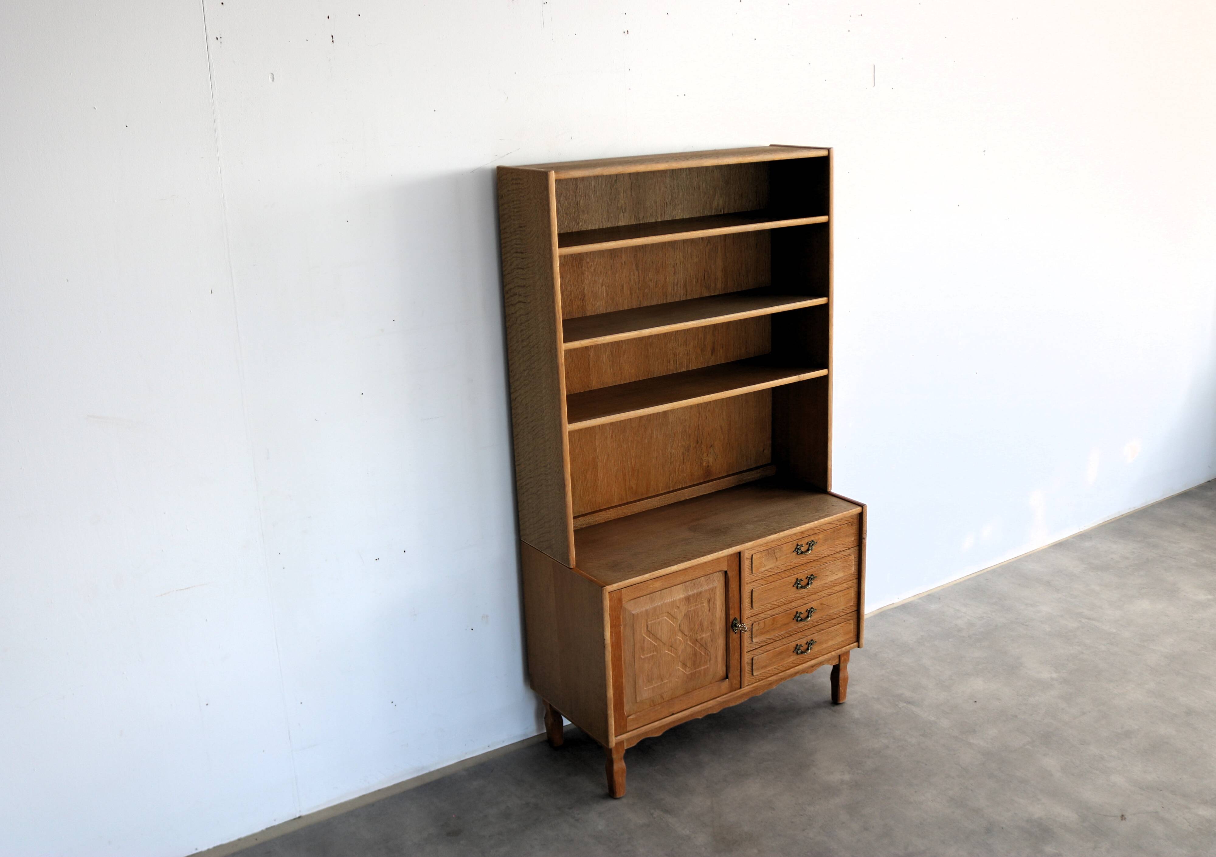 vintage bookcase | cupboard | brutalist | 60s | Danish