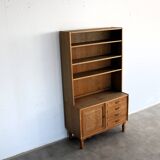 vintage bookcase | cupboard | brutalist | 60s | Danish