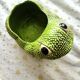 Vintage cache pot grenouille ceramique Jean Roger