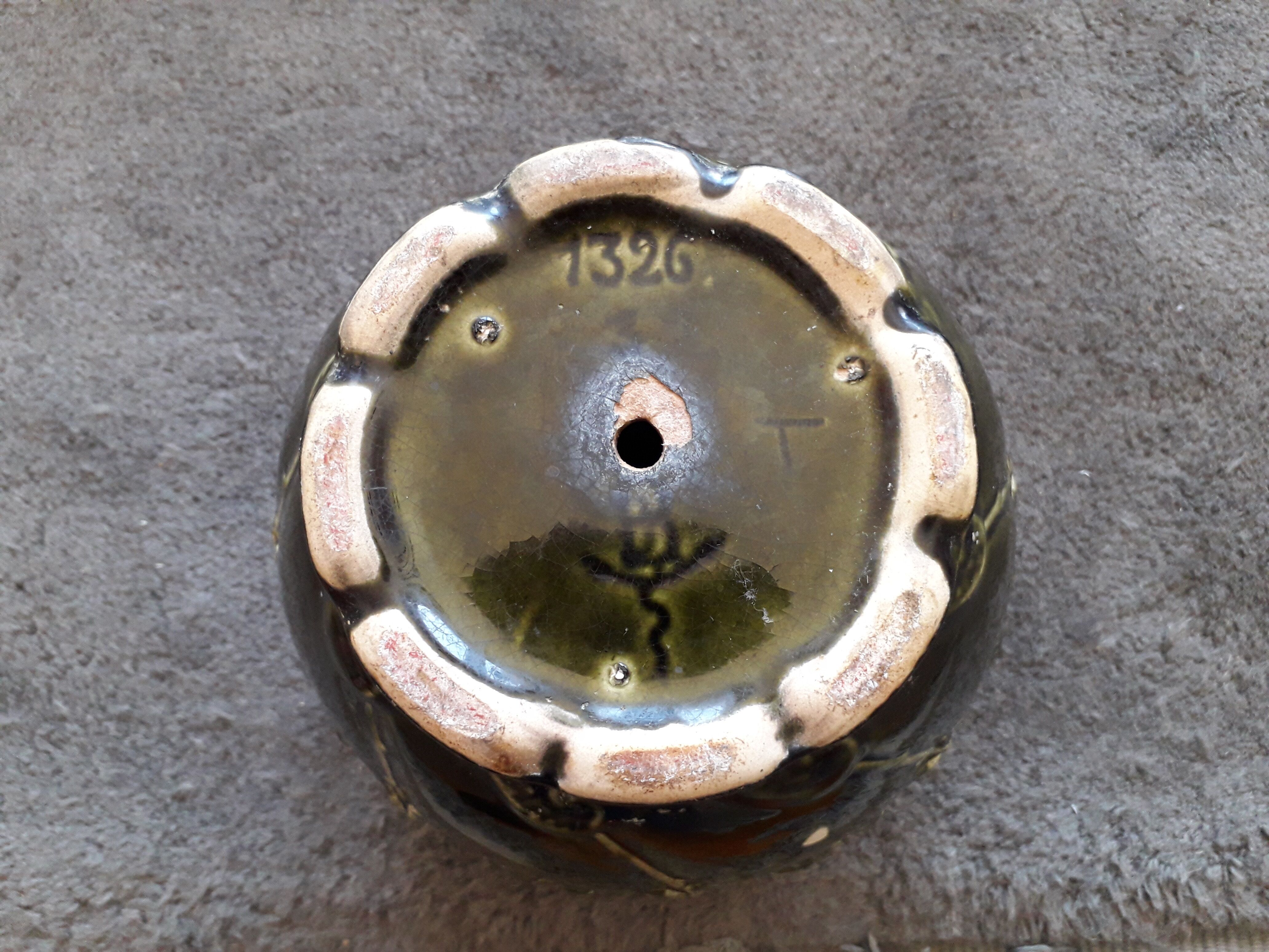 Art-nouveau bubble ceramics