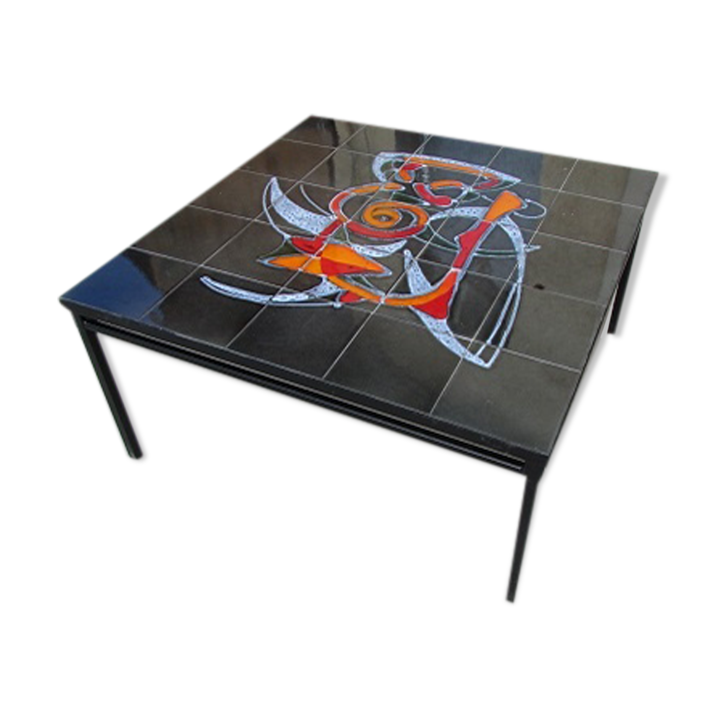 Square coffee table signed adri