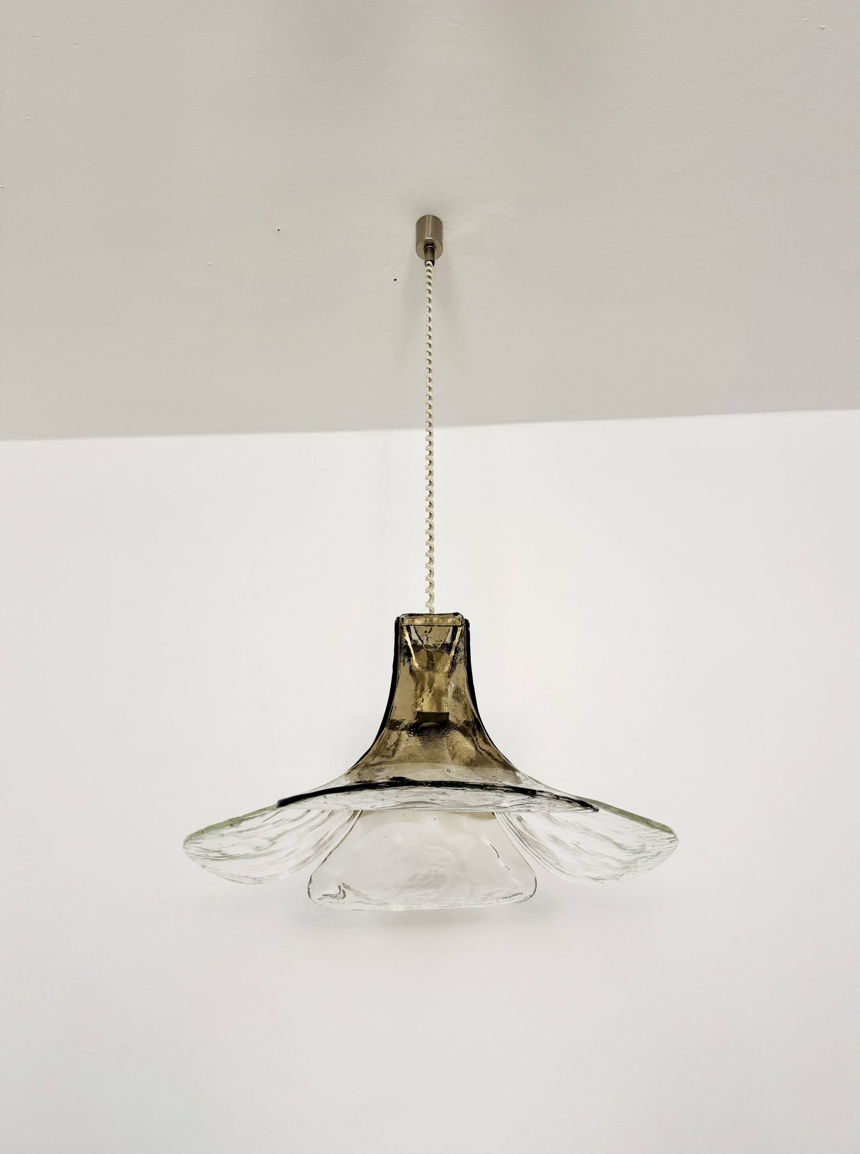 Murano Glass Pendant Lamp by Carlo Nason for Mazzega