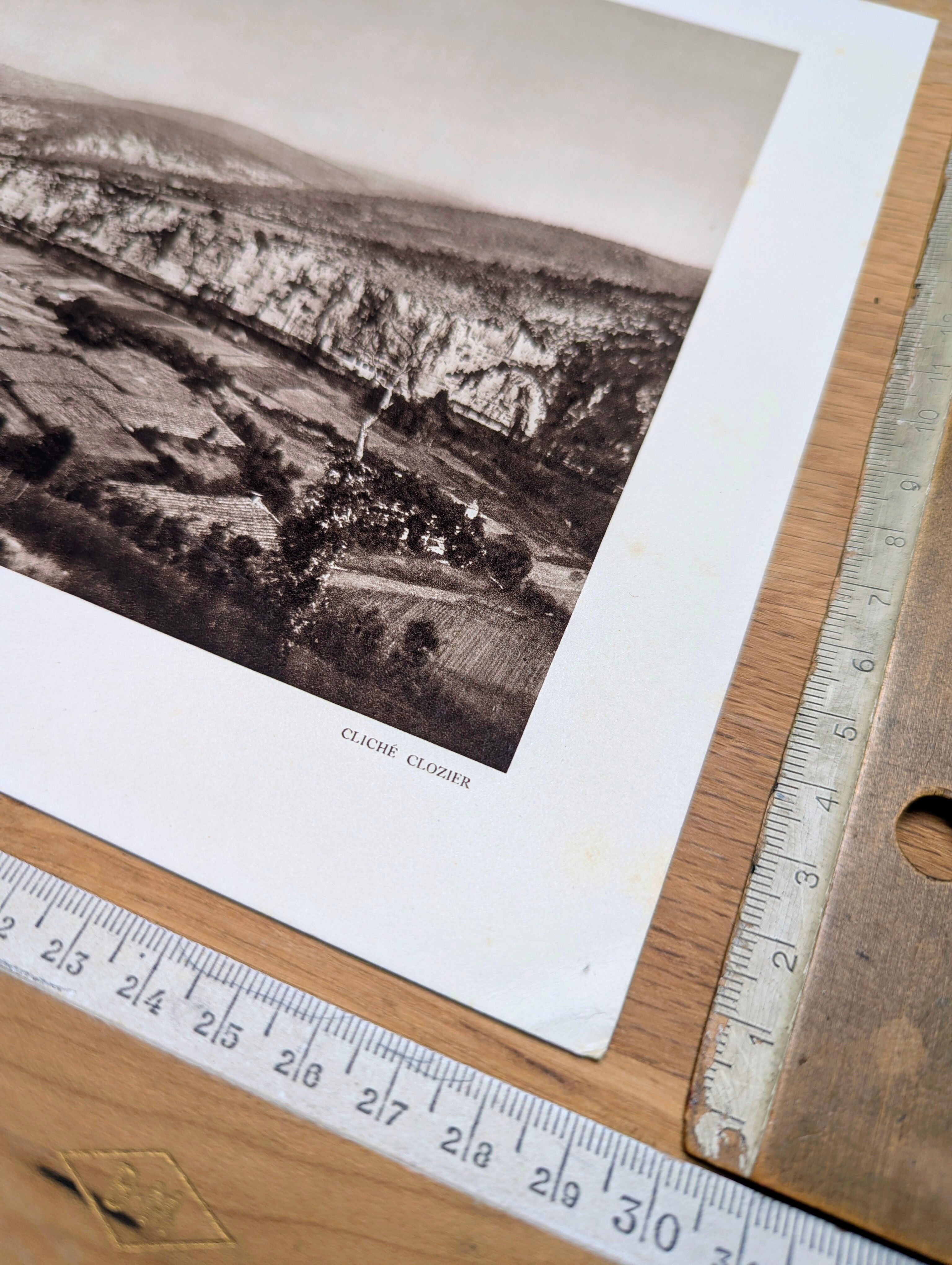 Condat, Lot, printed photo plate from 1942.
