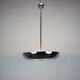 Suspended UFO lamp by Josef Hurka for Napako, Czechoslovakia, 1930s