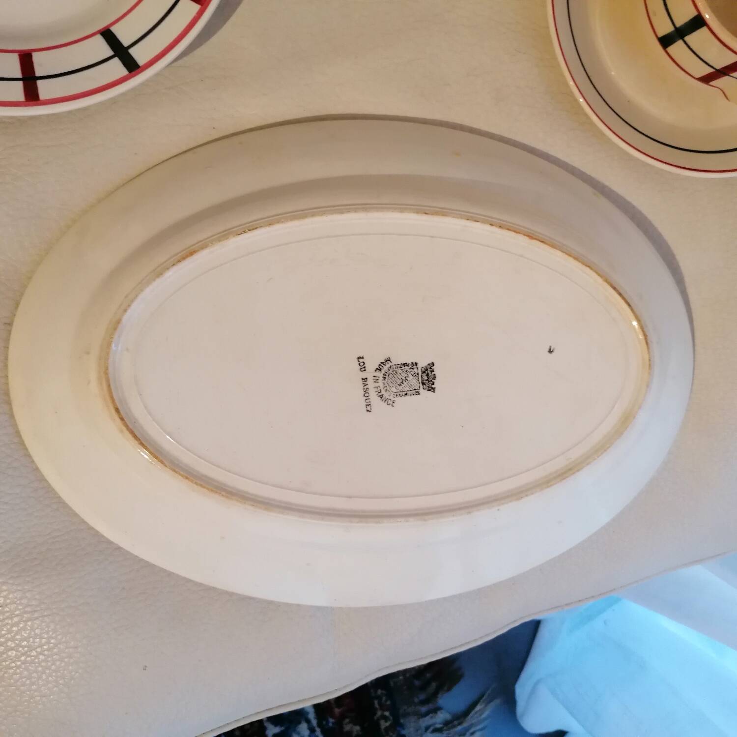 Old Basque tableware Saint Amand