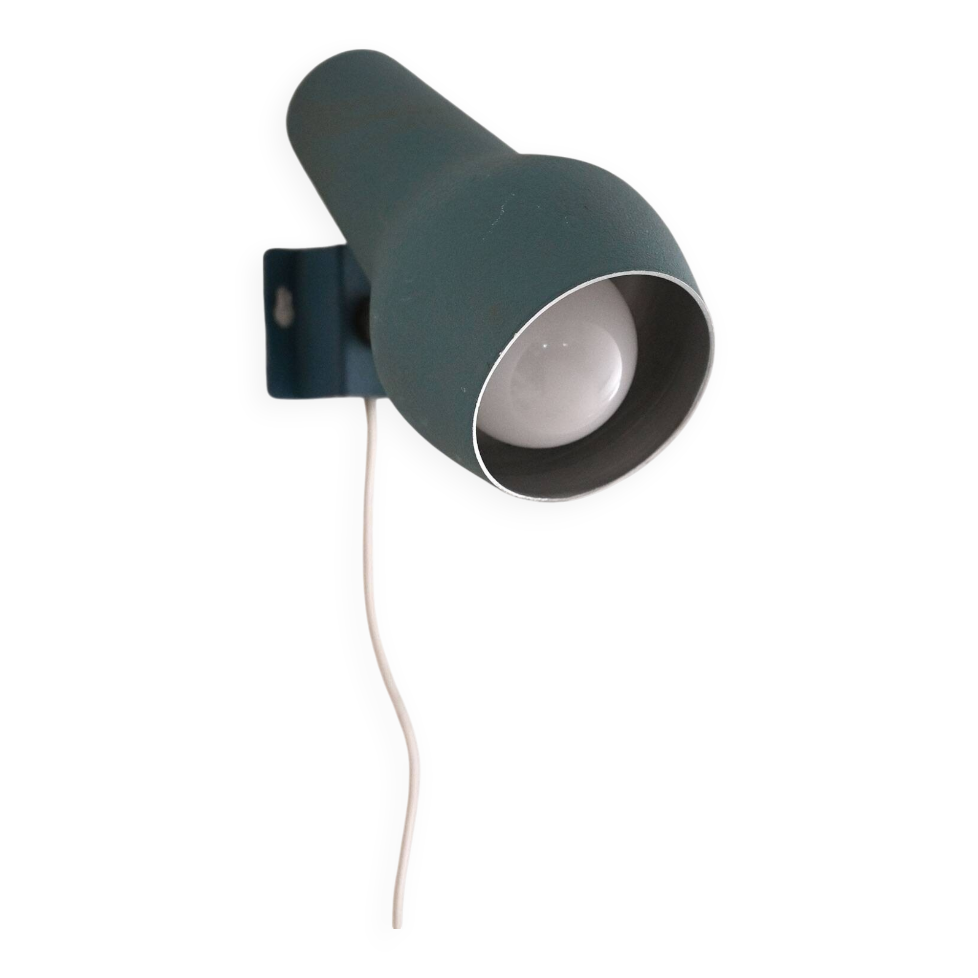 1950s/60s Scandinavian Blue Wall Lamp