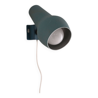 1950s/60s Scandinavian Blue Wall Lamp