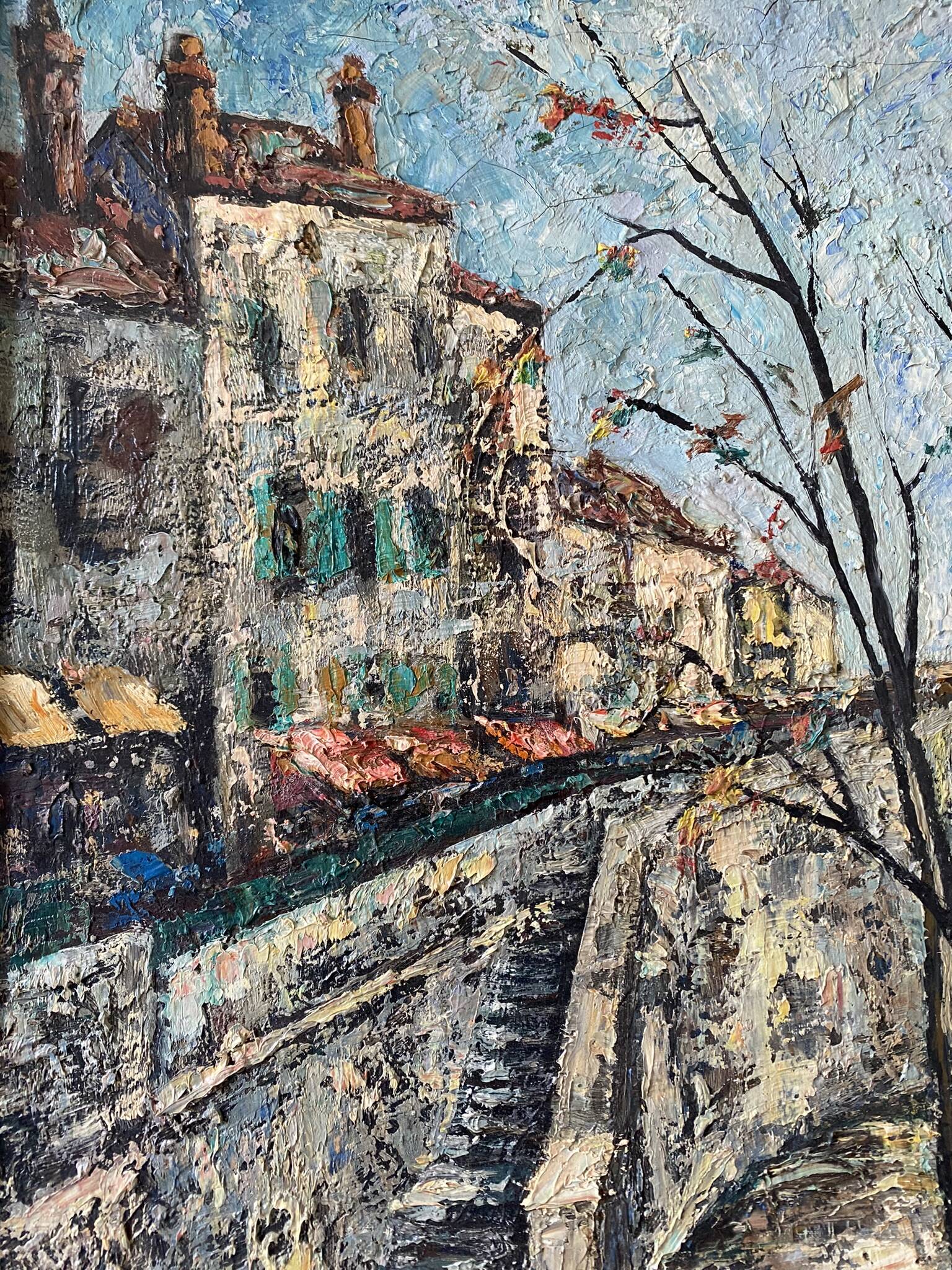 Landscape of the Parisian Seine quays