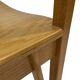 Vintage wooden chair 1980s minimalist design unique