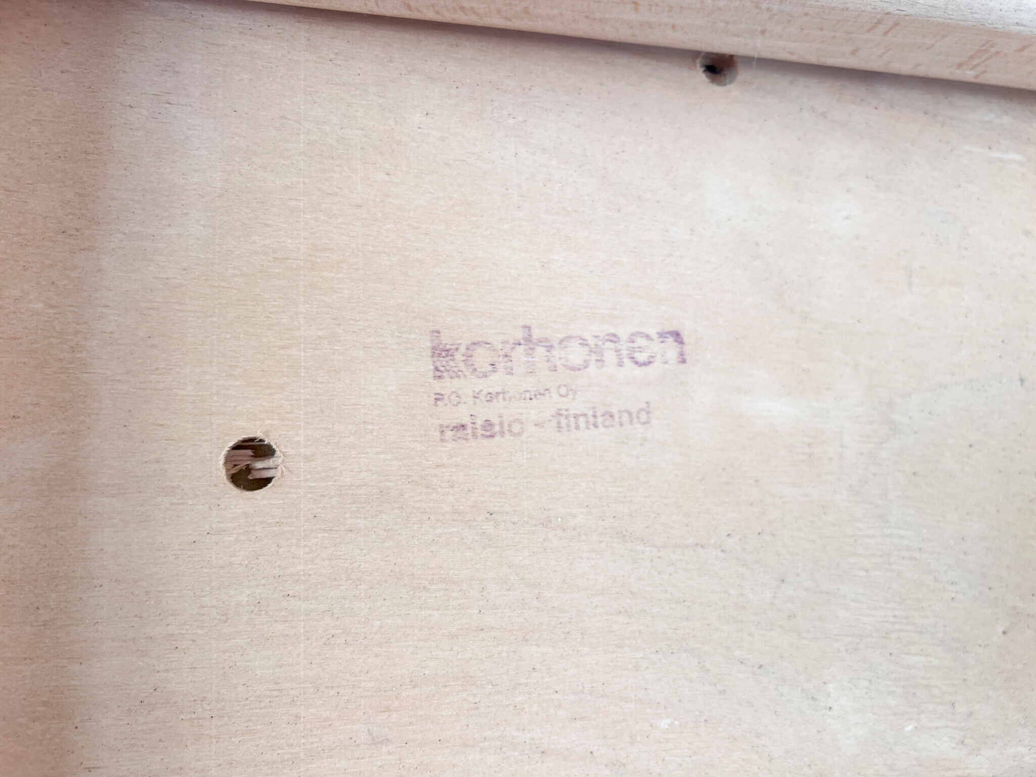 Scandinavian design chair by PO Korhonen, 1980s