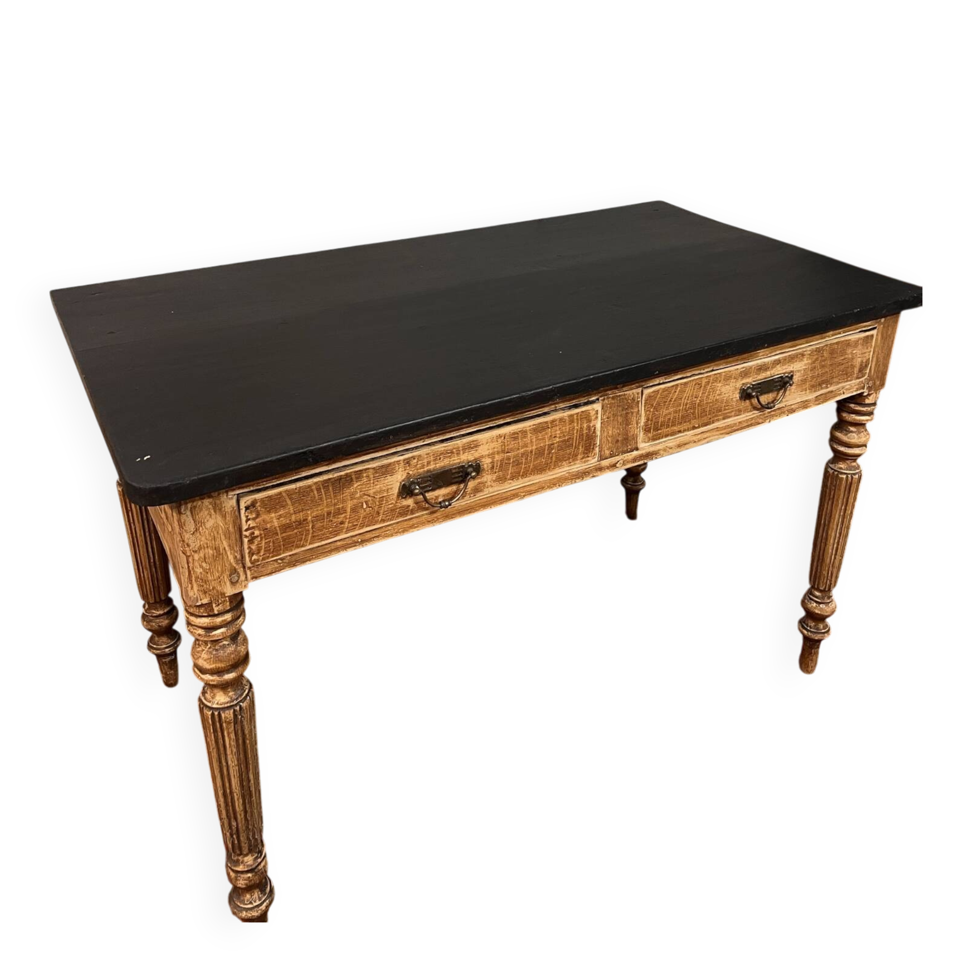 Ancienne table de cuisine en sapin
