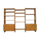 Scandinavian oak modular wall unit, 1960s