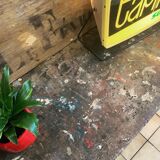 Old wooden workbench