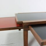 Eighties design coffee table by Bernard Vuarnesson for Bellato