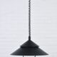 Black vintage pendant lamp from Denmark