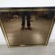 Mirror square brass design