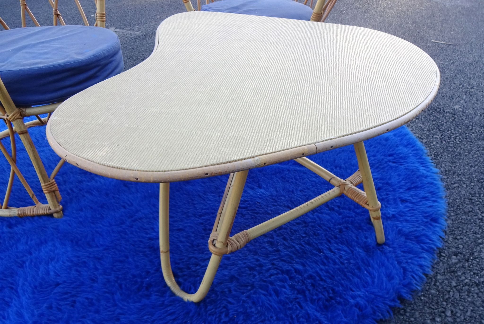 Living room for child rattan set