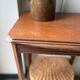Art Deco bedside table in solid wood