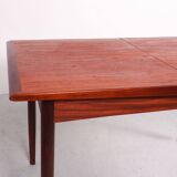 Vintage Teak Extendable Dining Table, 1960s