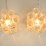 Pair of Midcentury Ceiling Lamps,Napako, 1970s