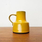 Minimalist carafe vase by BKW Böttger Keramik Wandsbek, Hamburg, Germany, 1960s.