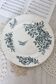 Plat de service ancien faïence de Badonviller Jasmin décor fleuri papillon