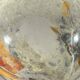 Pair of polished Maligano jasper spheres on bases – Mineral composition