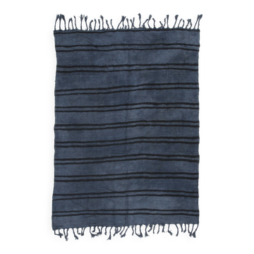 Blue & Gray Color Mix Vintage Kilim Rug, 174x240Cm