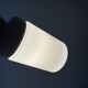 Antique ceramic & vintage opaline wall light