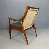 Peter Hvidt& Orla Mølgaard-Nielsen FD146 Cane Back Easy Chair, Denmark