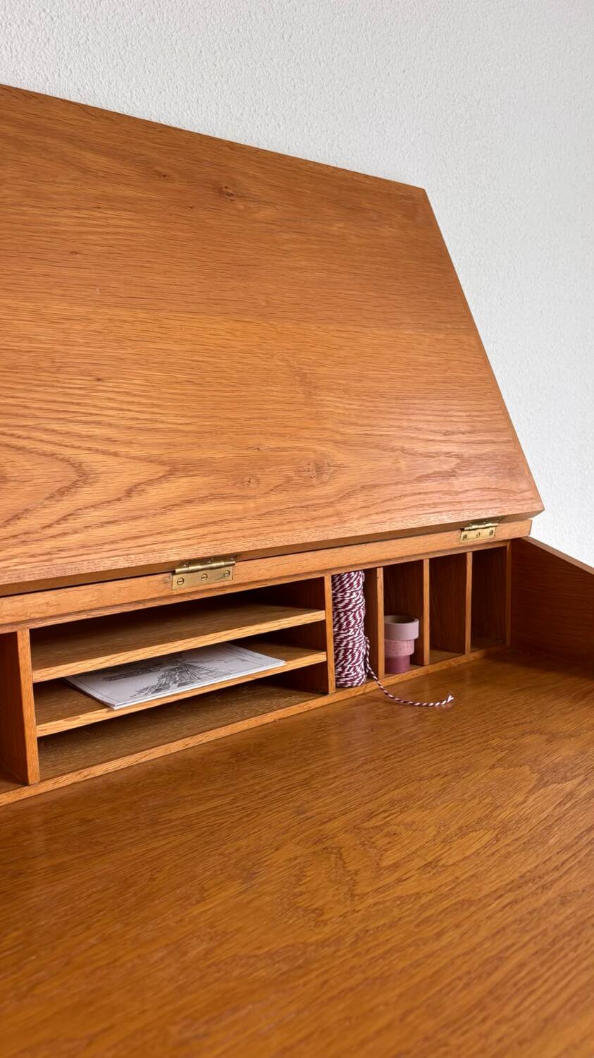 Vintage lectern desk oak