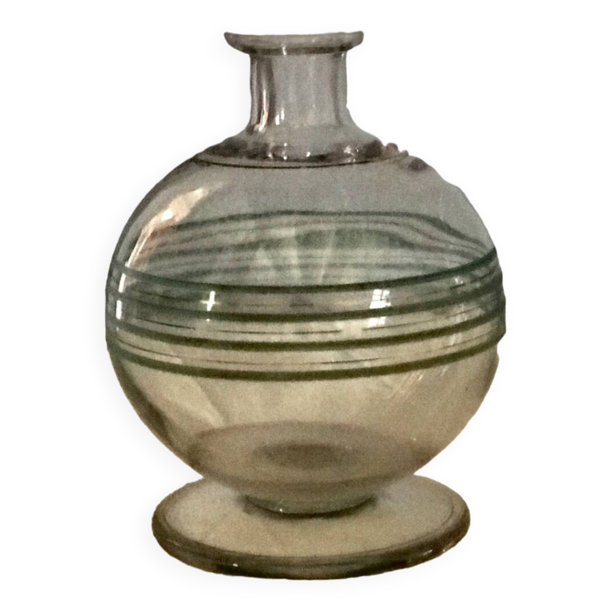 Art Deco carafe with gold trim