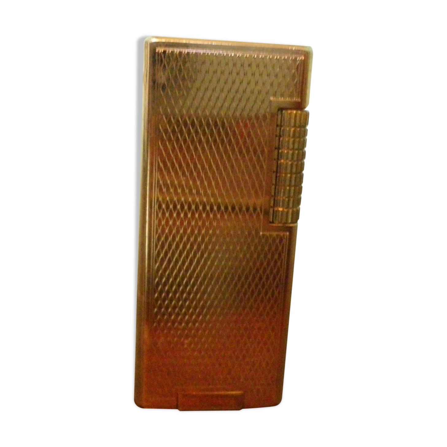 Vintage lighter "Colonel Five", gold metal, with original box