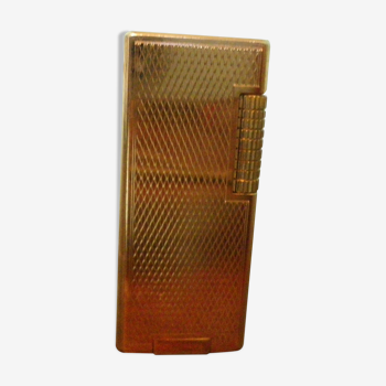 Vintage lighter "Colonel Five", gold metal, with original box