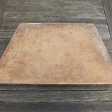 Old wooden cutting board with edges